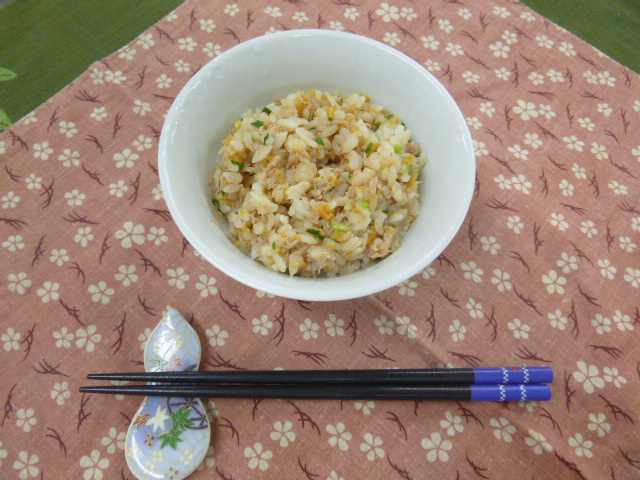 生姜とツナの混ぜご飯